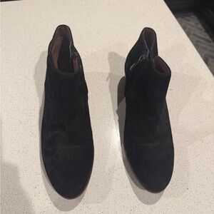Sam Edelman Black Suede Ankle Booties